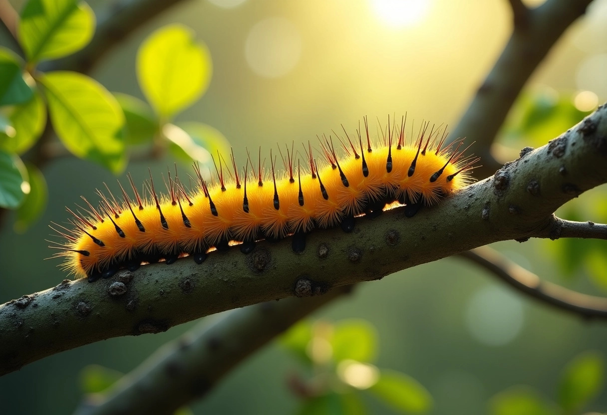 chenille jaune